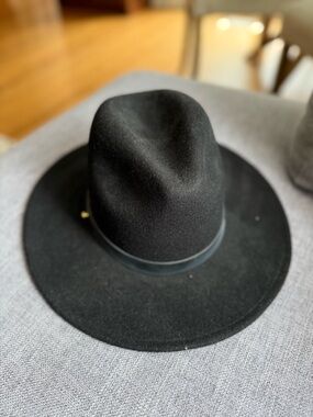 Lack Of Color Black Felt Rancher Hat